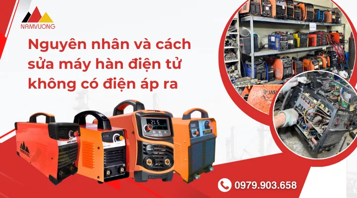 máy hàn điện tử không có điện áp ra